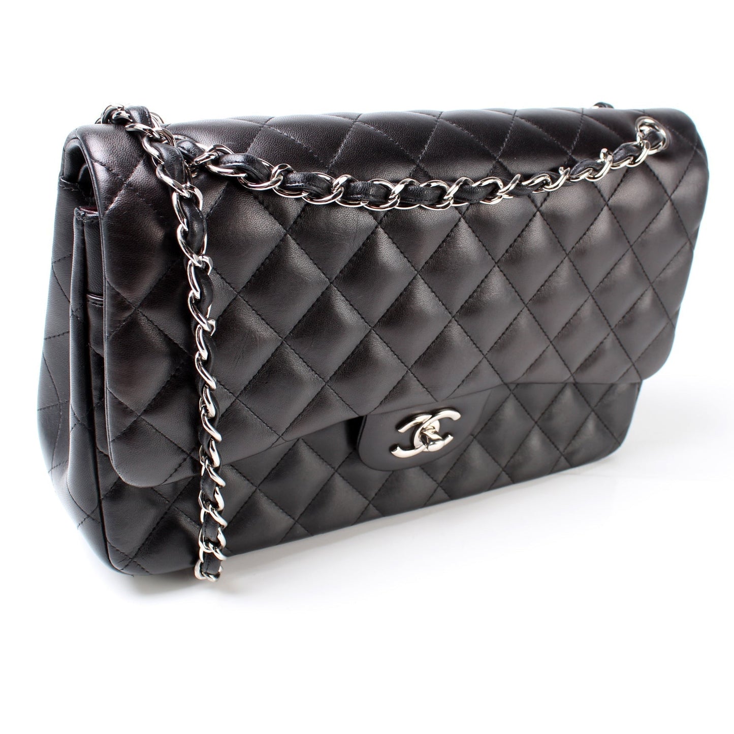 Chanel Classic Flap Jumbo Lambskin 17-20M Bag