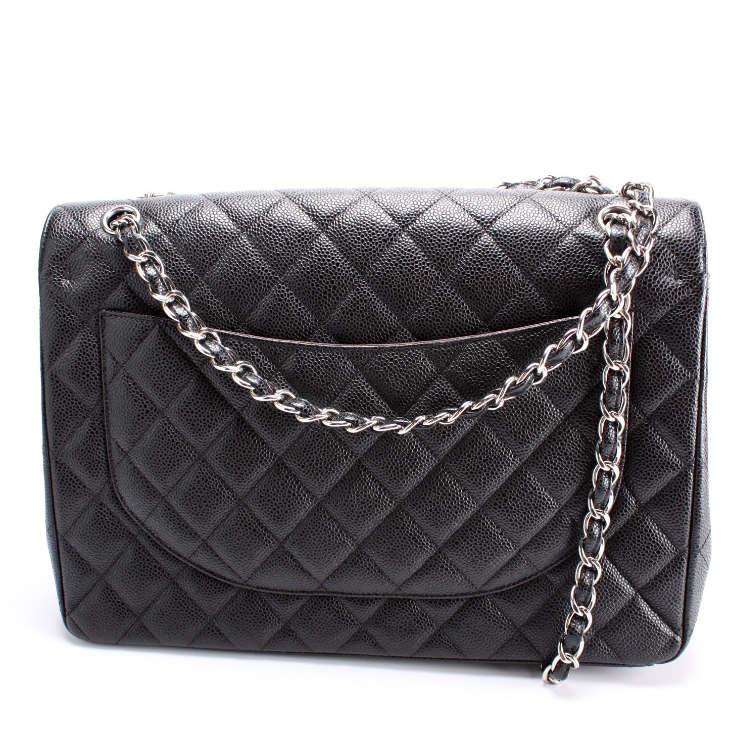 Chanel Classic Flap Maxi Caviar 17-20M Bag