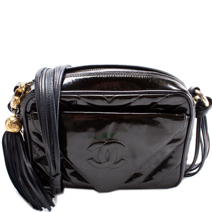 Chanel CC Tassel Camera Case Patent   Bag