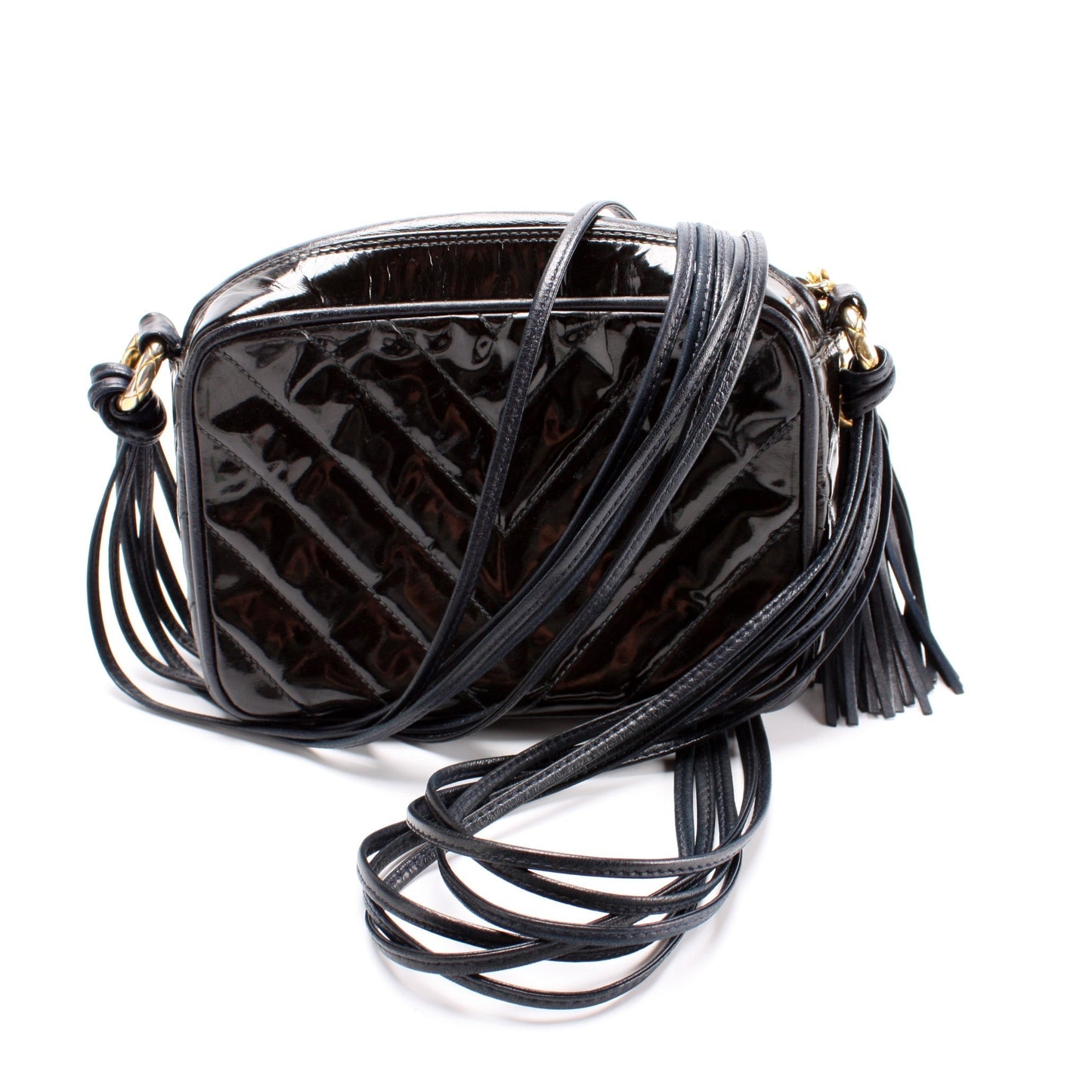 Chanel CC Tassel Camera Case Patent   Bag