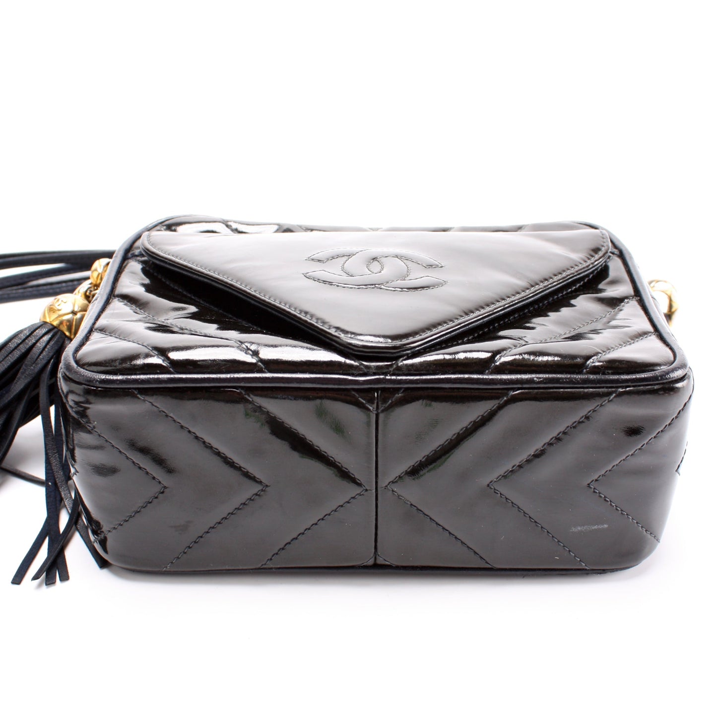 Chanel CC Tassel Camera Case Patent   Bag