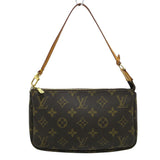 Louis Vuitton Pochette Accessoire  Canvas Clutch Bag