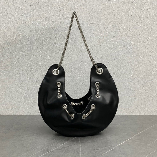 CE Large Ava Chain Black For Women 13in/33Amelia198993DGQ.38SI