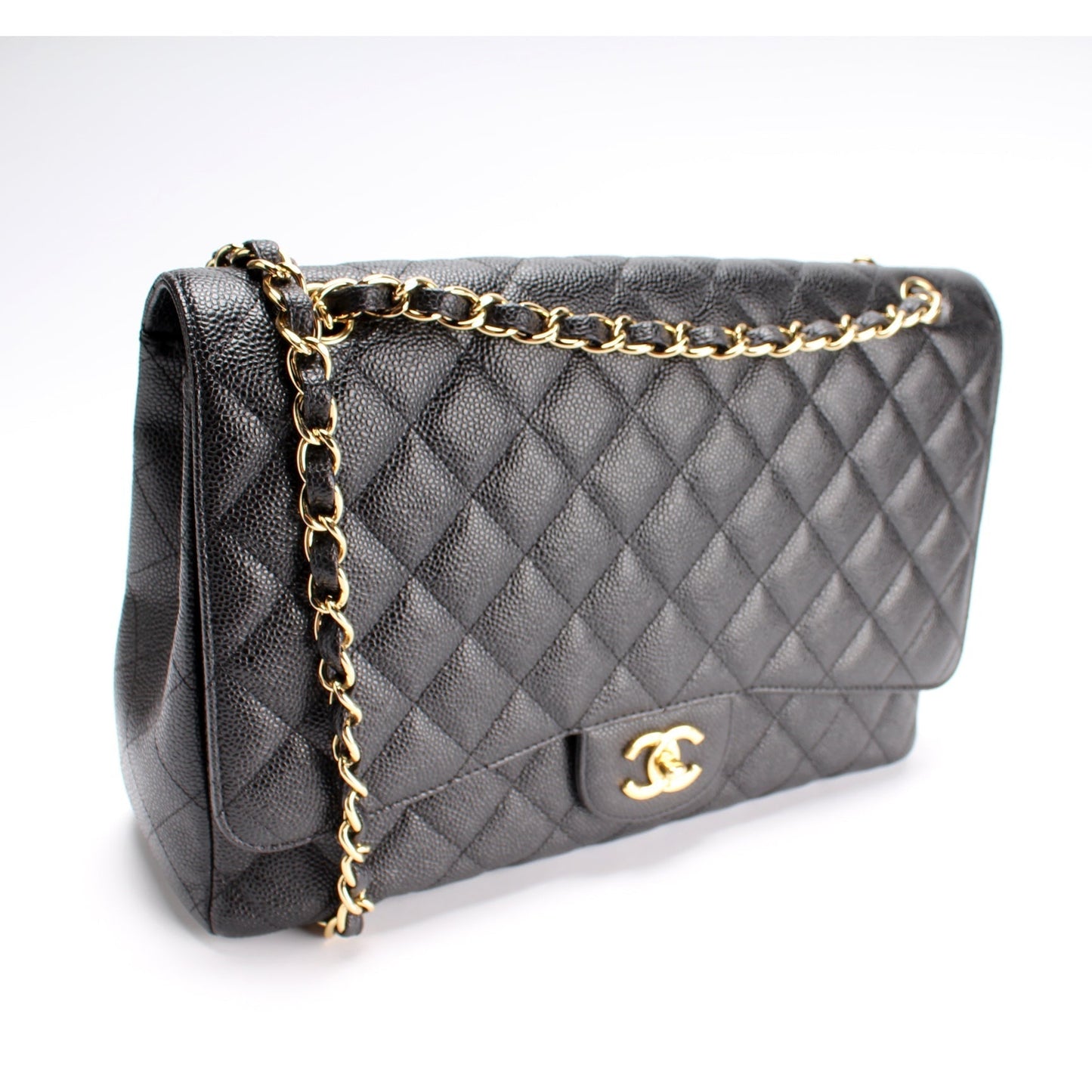 Chanel Classic Flap Maxi Caviar 13M Bag