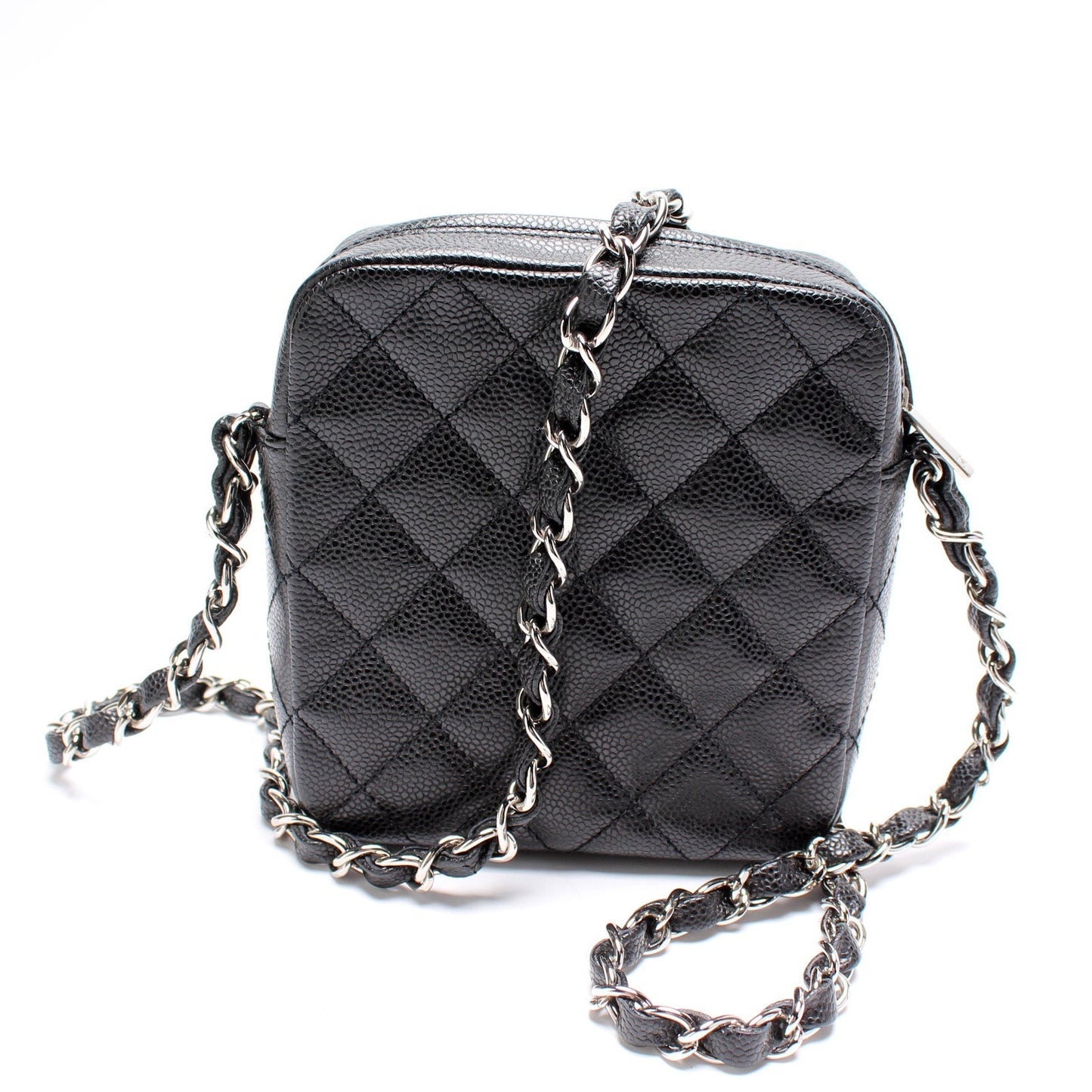 Chanel Mini Rectangle Crossbody Caviar Bag