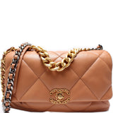 Chanel Quilted Goatskin 19 Large Flap 30+M Bag