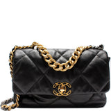 Chanel Quilted Goatskin 19Large Flap 29M Bag