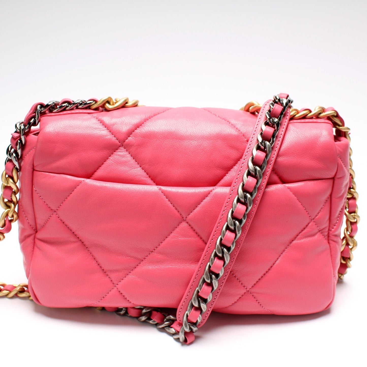 Chanel Quilted Goatskin 19 Medium Flap 29M Bag
