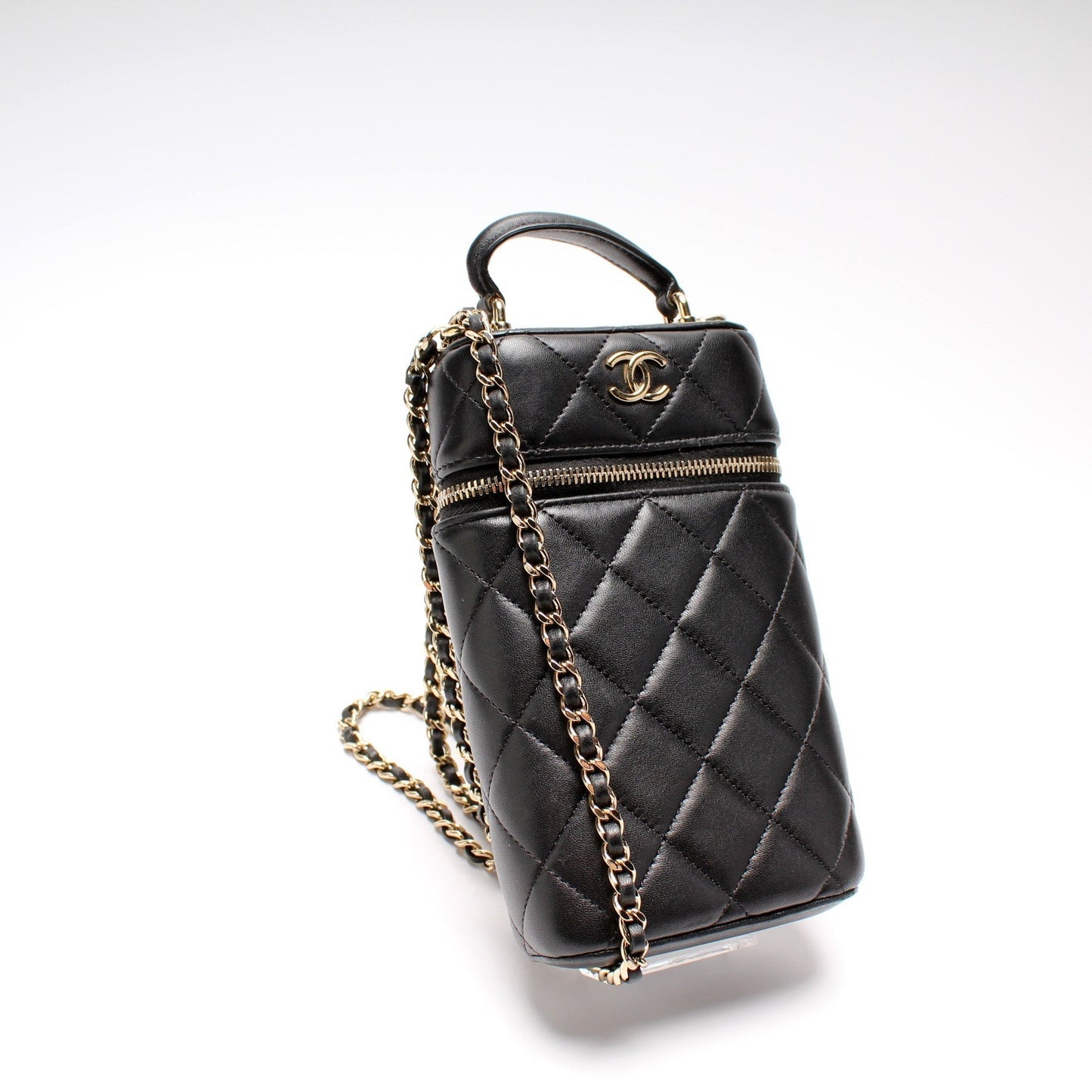 Chanel Classic Vanity Case Phone Holder Quilted Lambskin 32M Bag