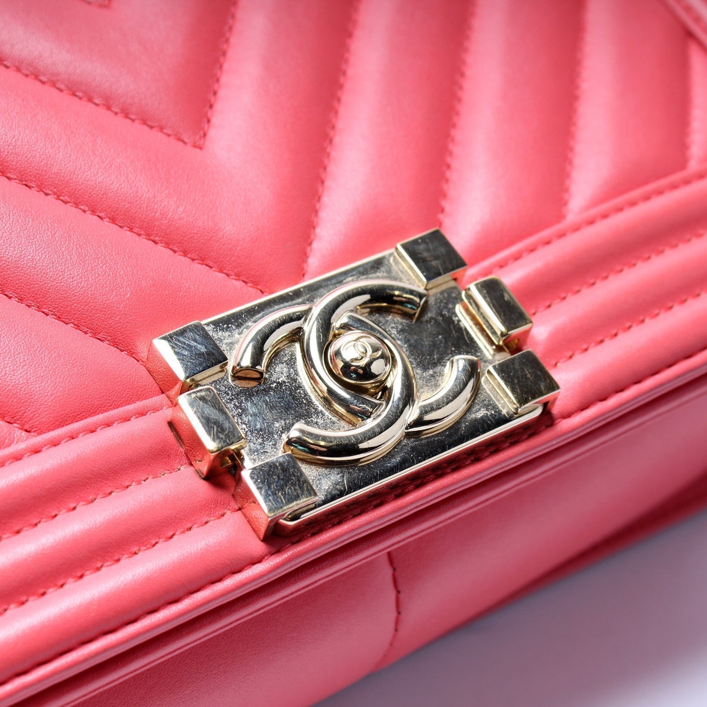 Chanel Boy Flap Medium Old Lambskin 27M