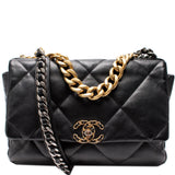 Chanel Quilted Goatskin 19 Large Flap 32+M Bag