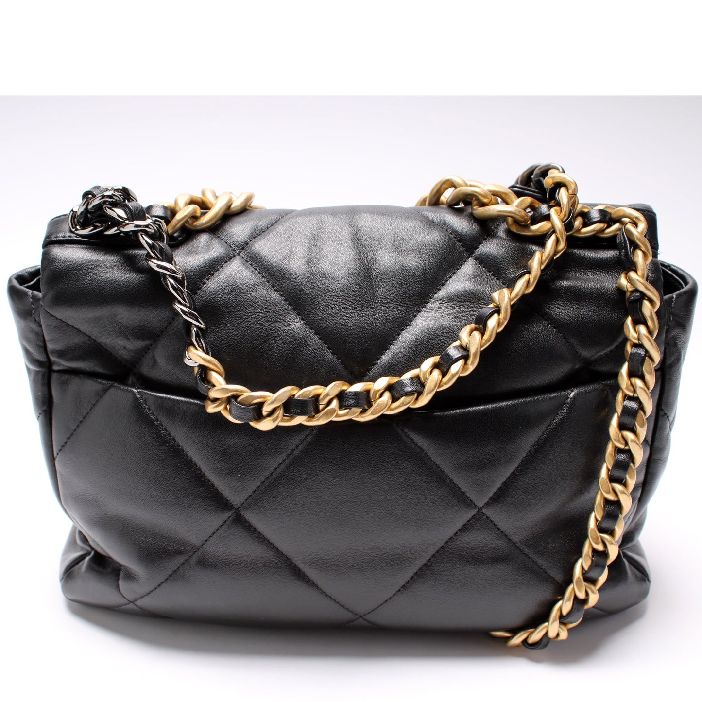 Chanel Quilted Goatskin 19 Large Flap 32+M Bag