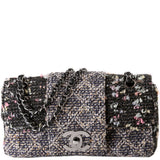 Chanel CC Single Flap Tweed 9M Bag