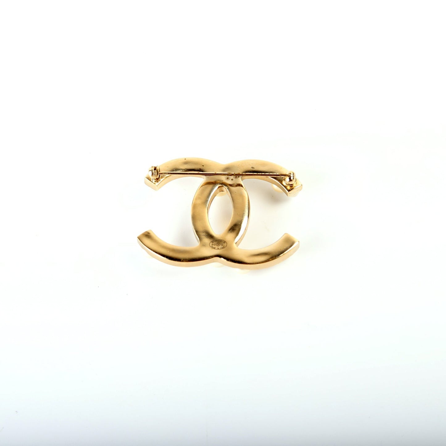 Chanel CC Faux Pearls Large Brooch