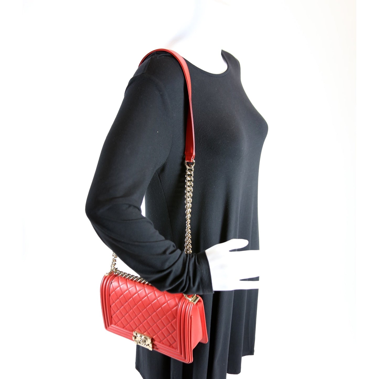 Chanel Boy Flap Medium New Calfskin 27M