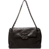 Chanel Hamptons CC Accordion Flap Tote Calfskin 15M Bag