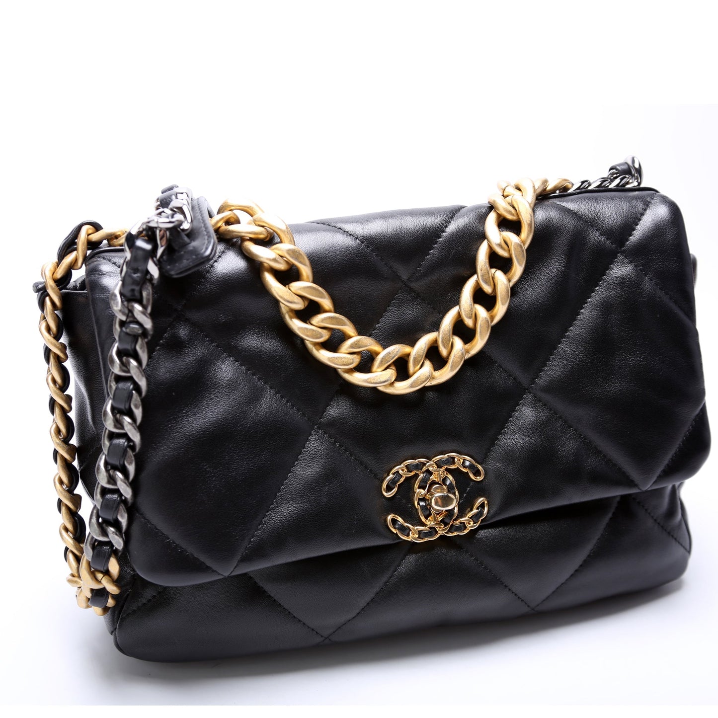 Chanel Quilted Goatskin 19 Large Flap 30+M Bag