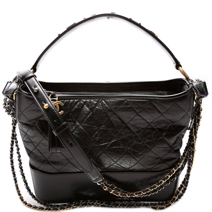 Chanel Gabrielle Hobo with Bicolor Logo Strap Bag