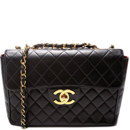 Chanel Classic Flap XL Jumbo Lambskin Bag