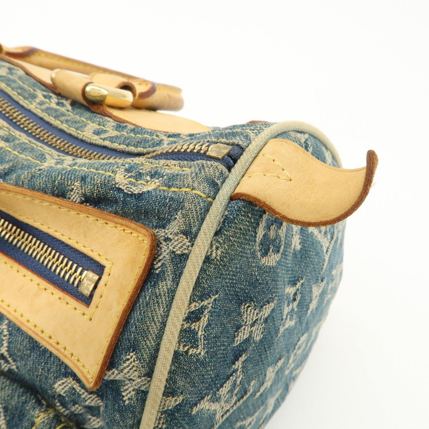 Louis Vuitton Monogram Denim Neo Speedy Boston Bag Blue M95019