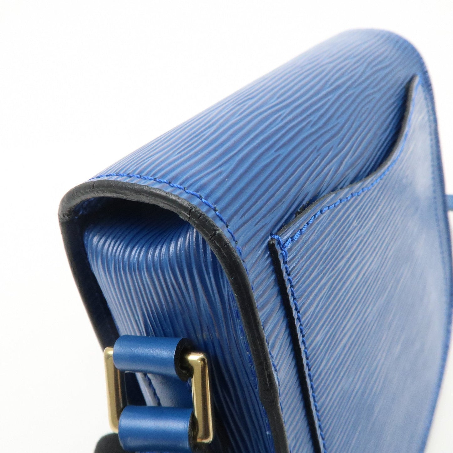 Louis Vuitton Epi Mini Saint Cloud Shoulder Bag Blue M52215