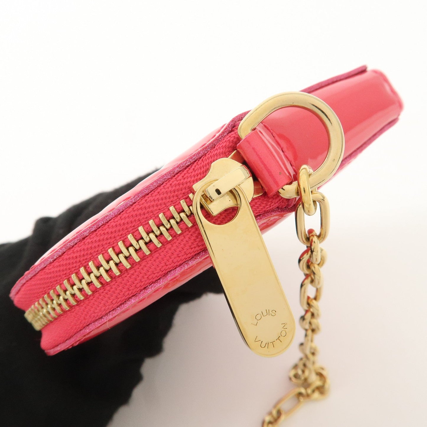 Louis Vuitton Monogram Vernis Porte Monnaie Coeur Coin Case M93657