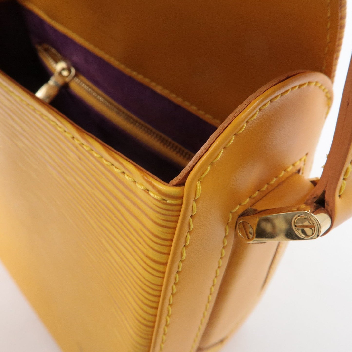 Louis Vuitton Epi Buci Shoulder Bag Tassili Yellow M52209