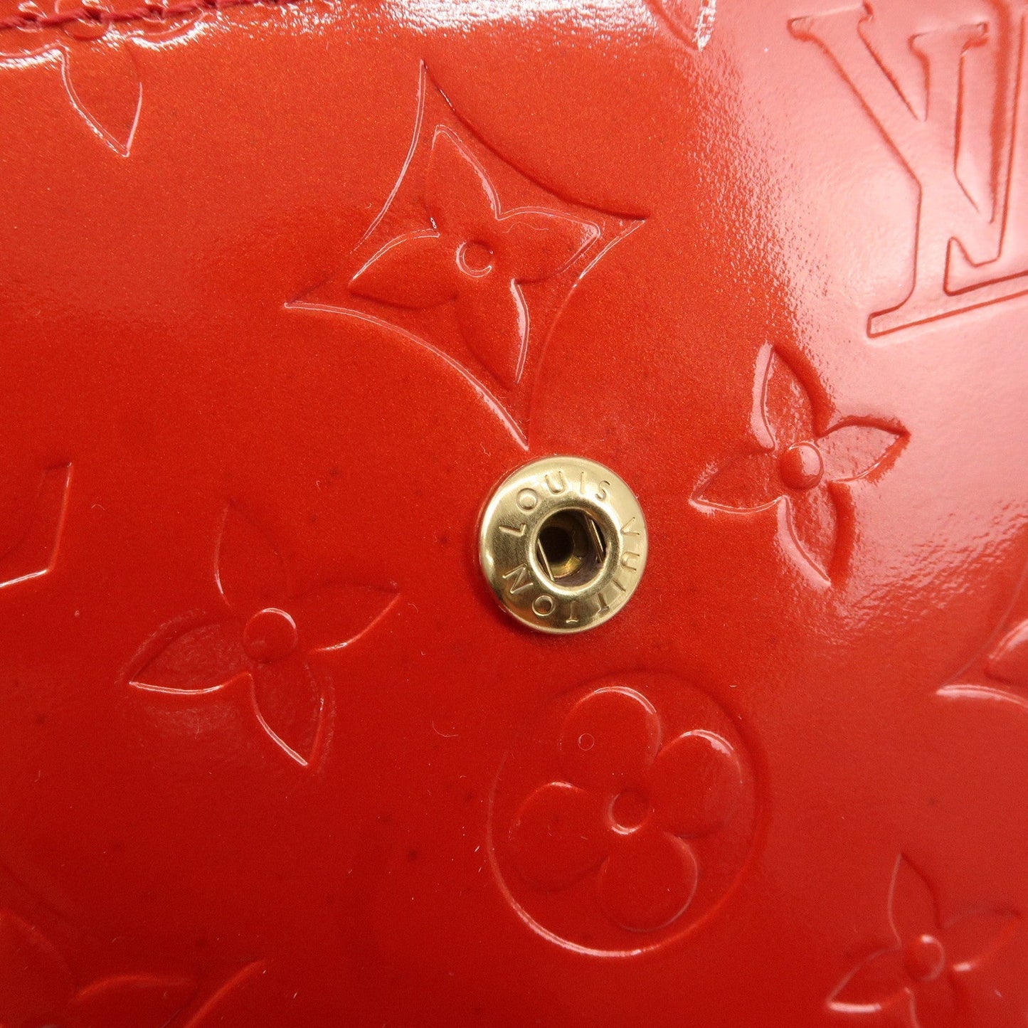 Louis Vuitton Monogram Vernis Motto Shoulder Bag Rouge M91137