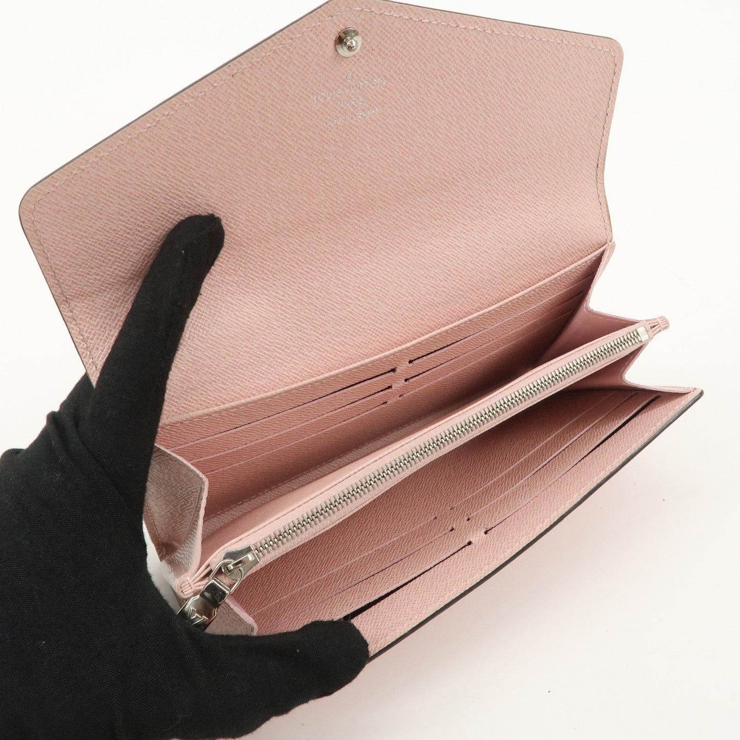 Louis Vuitton Epi Portefeuille Sara Rose Ballerine M61216