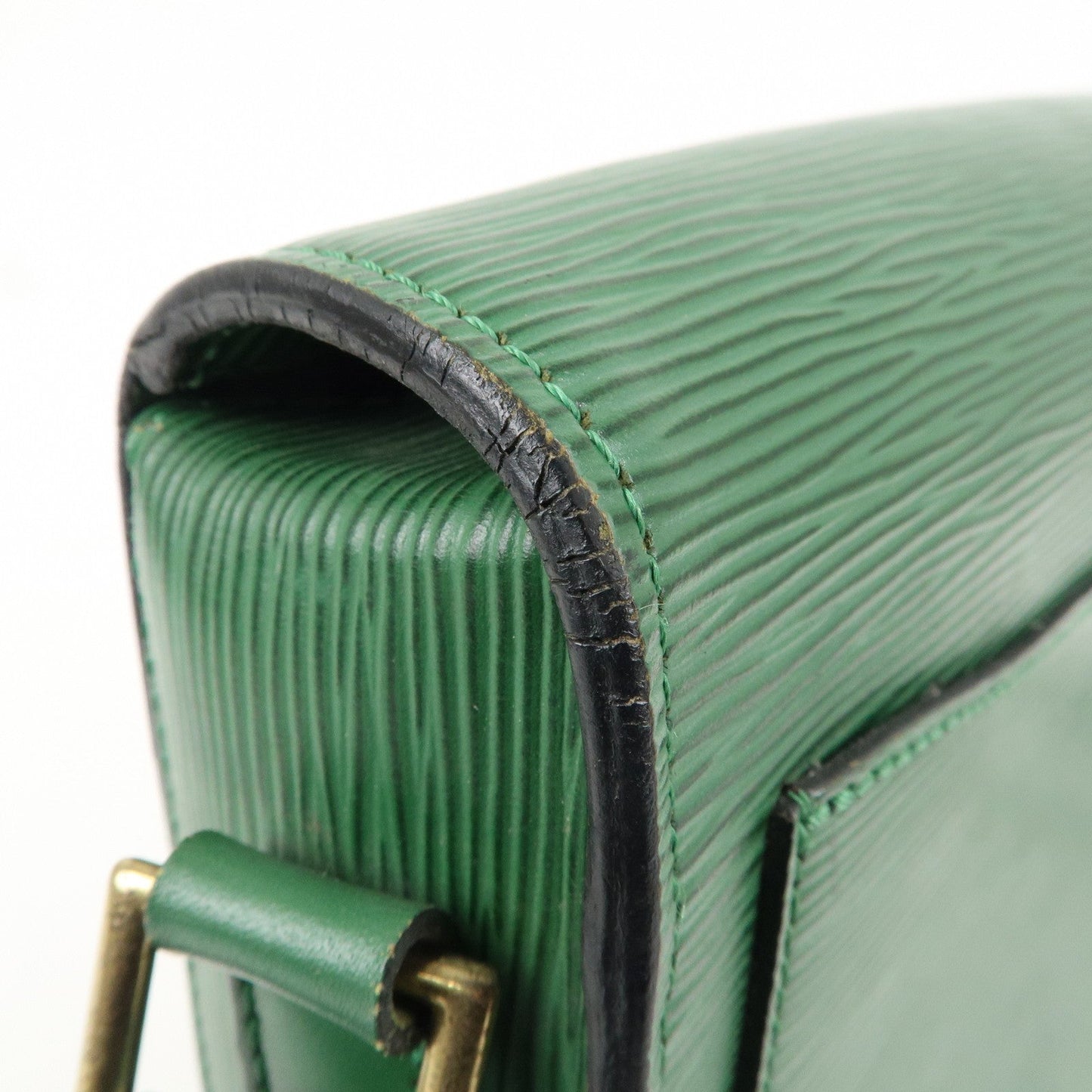 Louis Vuitton Epi Saint Cloud Shoulder Bag Green M52194