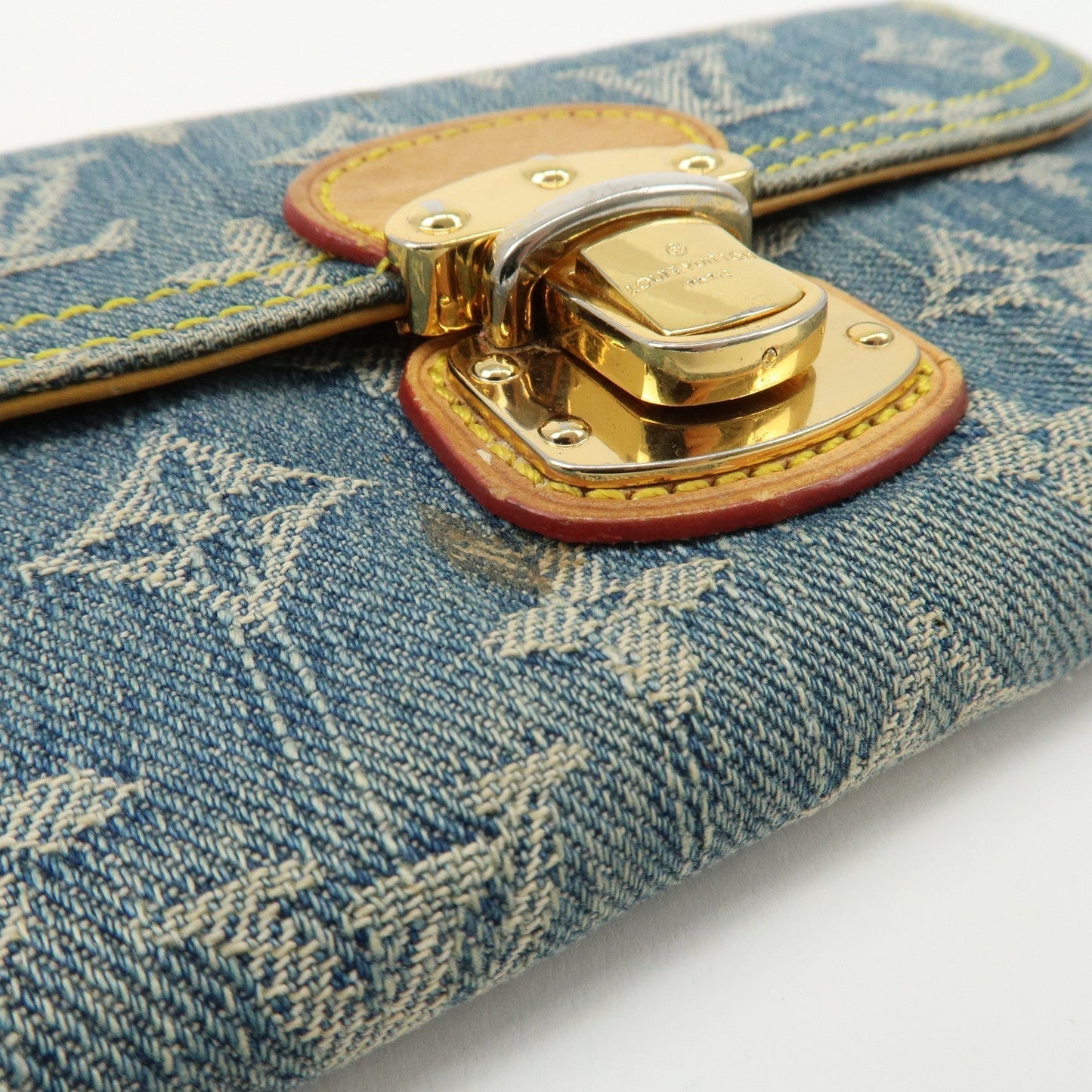 Louis Vuitton Monogram Denim Portefeuille Amelia Wallet M95511