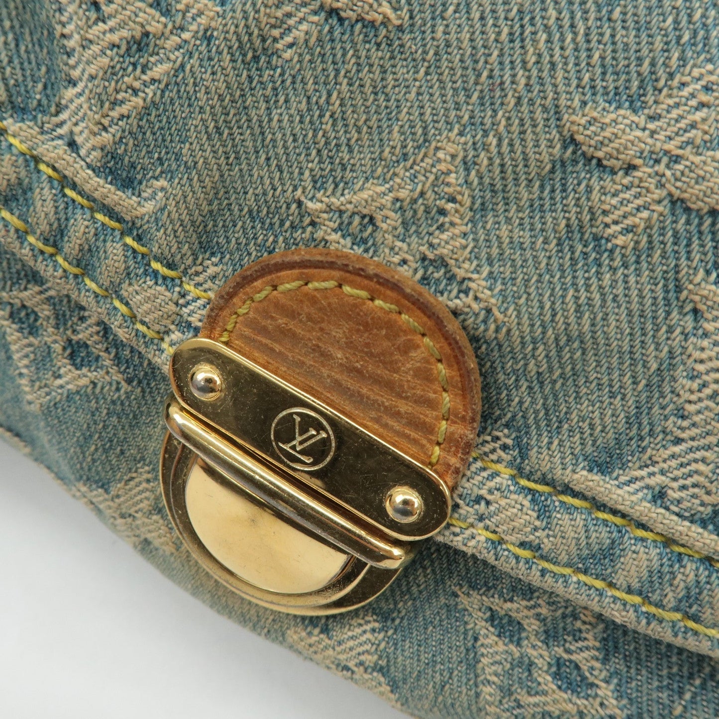 Louis Vuitton Monogram Denim Mini Pleaty Shoulder Bag M95050