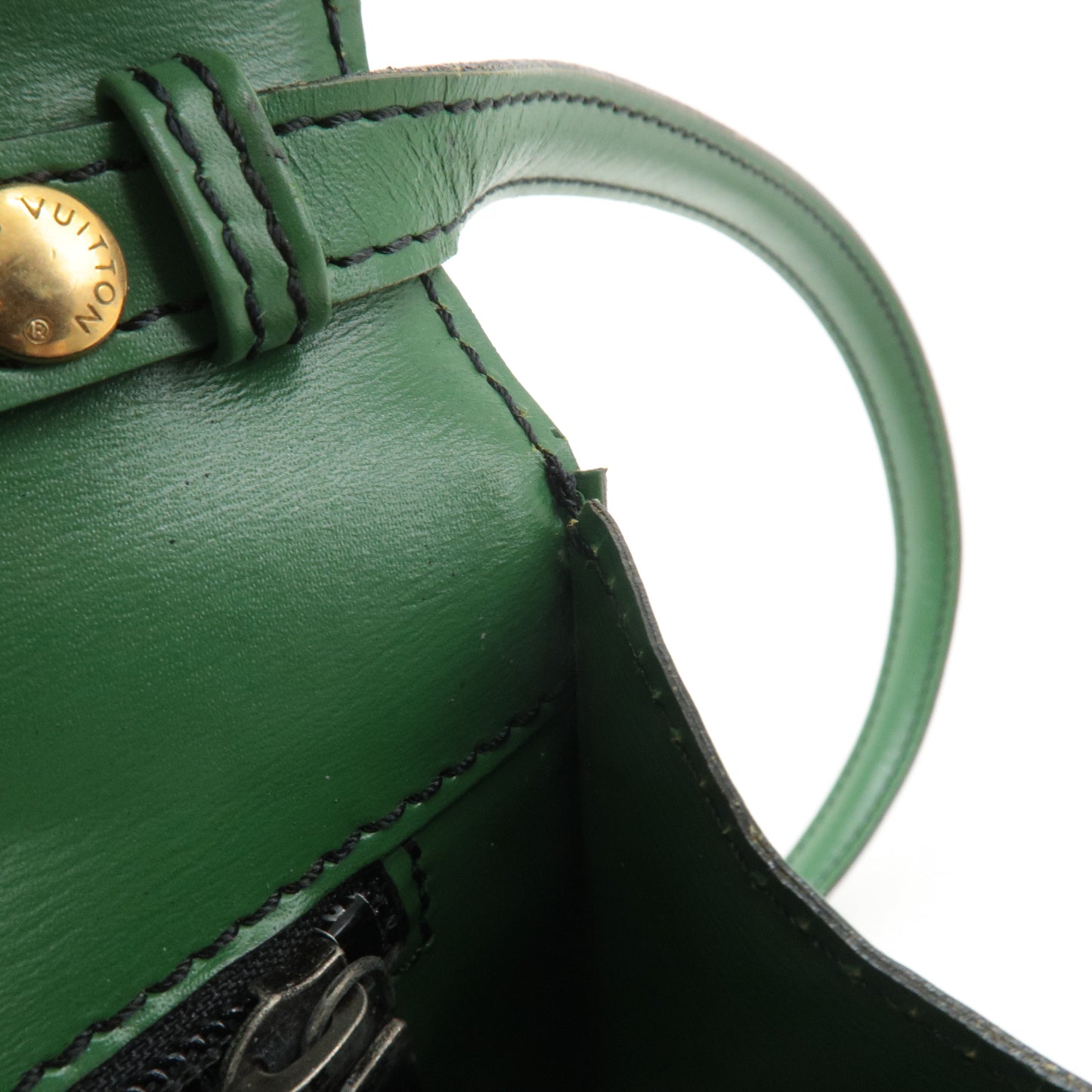 Louis Vuitton Epi Pochette Arche Shoulder Bag Borneo Green M52574