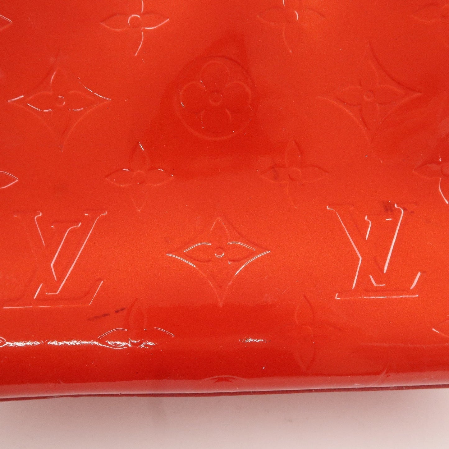 Louis Vuitton Monogram Vernis Lead PM Hand Bag M91088 Rouge