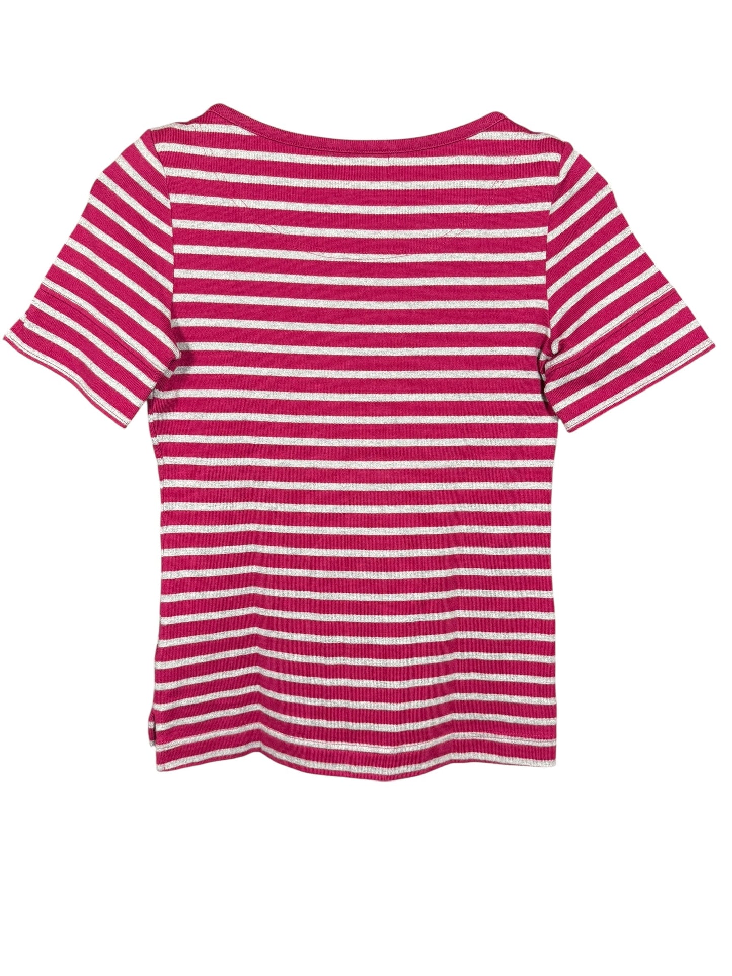 Burberry Blue Label Striped Logo Top