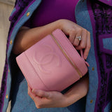 CHANEL 2004-2005 Pink Caviar Timeless Handbag 44192