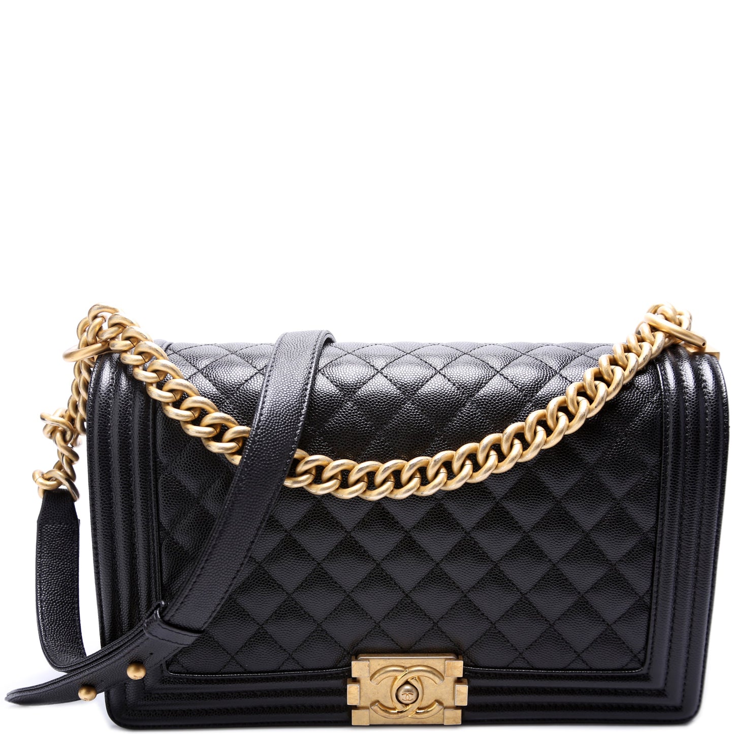 Chanel Boy Flap Medium New Cavier