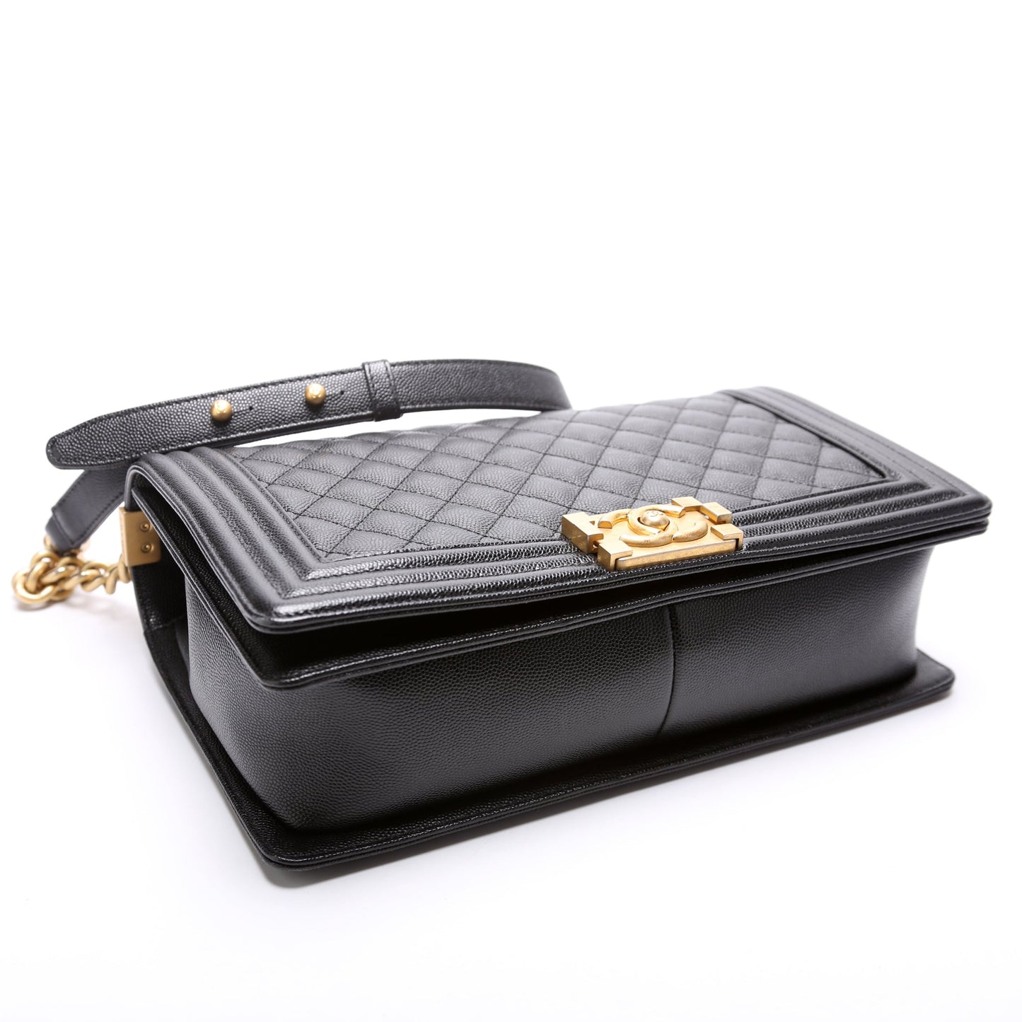 Chanel Boy Flap Medium New Cavier