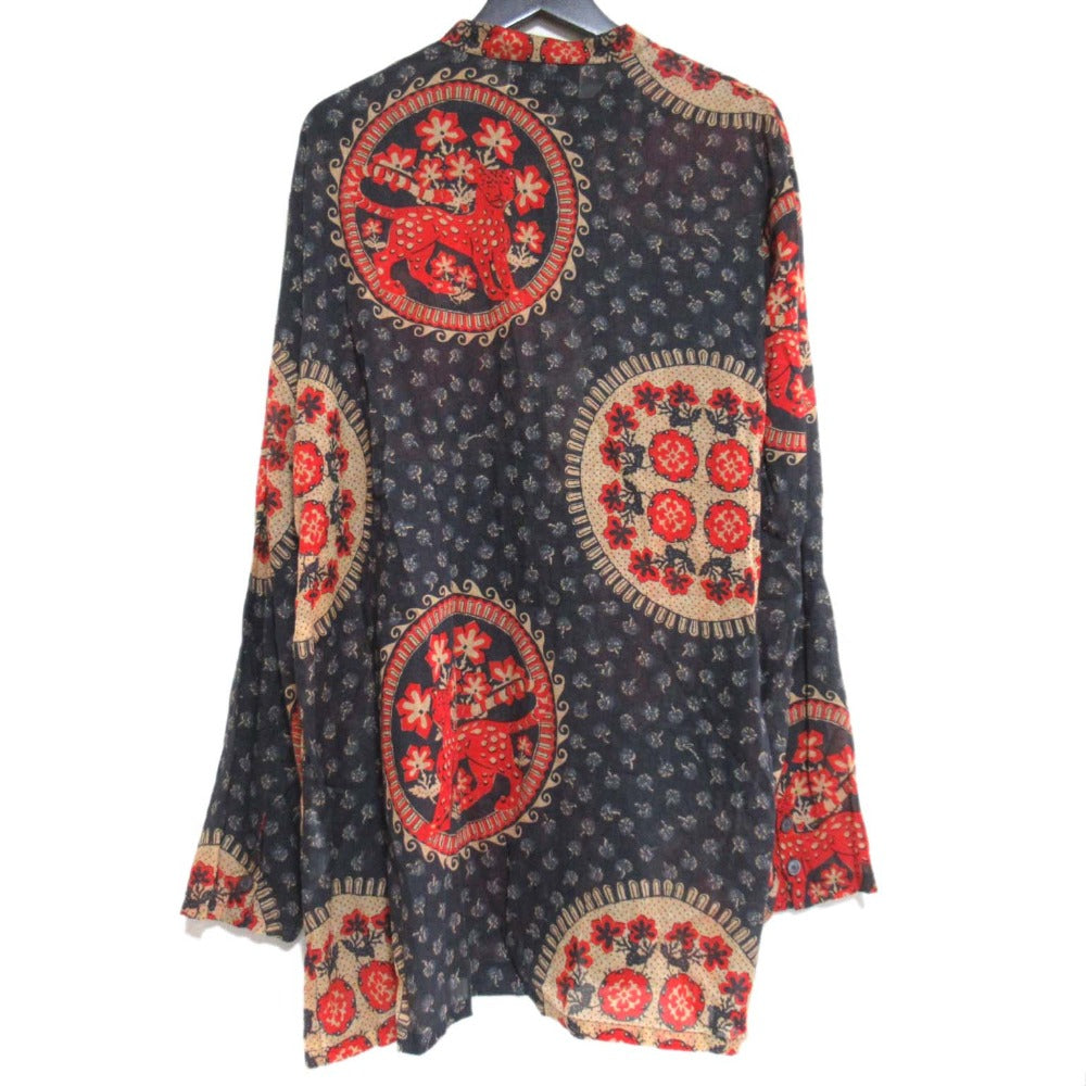 Gucci Allover Print Sheer Shirt
