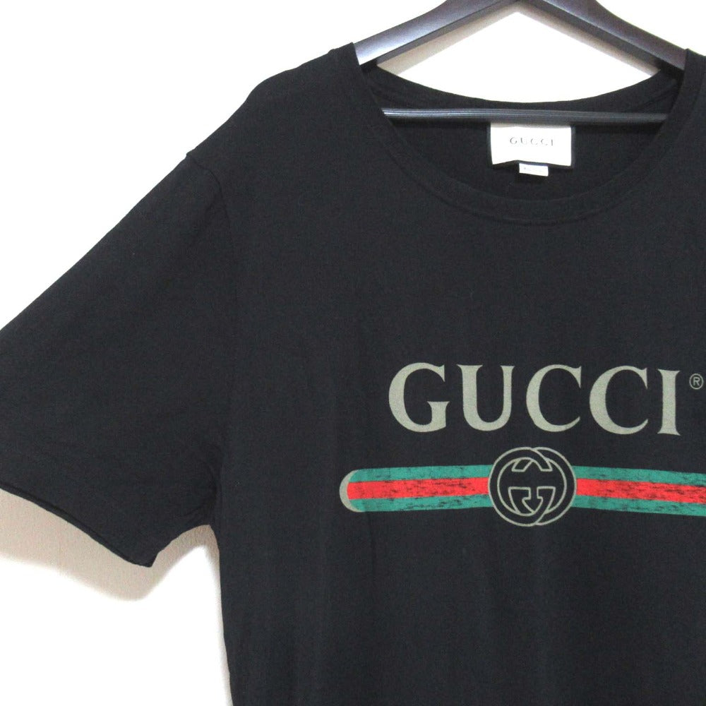 Gucci Logo Print T-shirt Cotton T-shirt