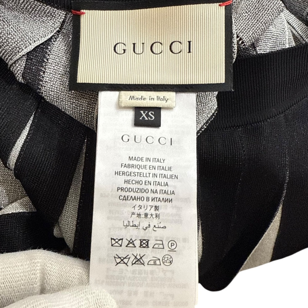 Gucci Knit Pleated Skirt