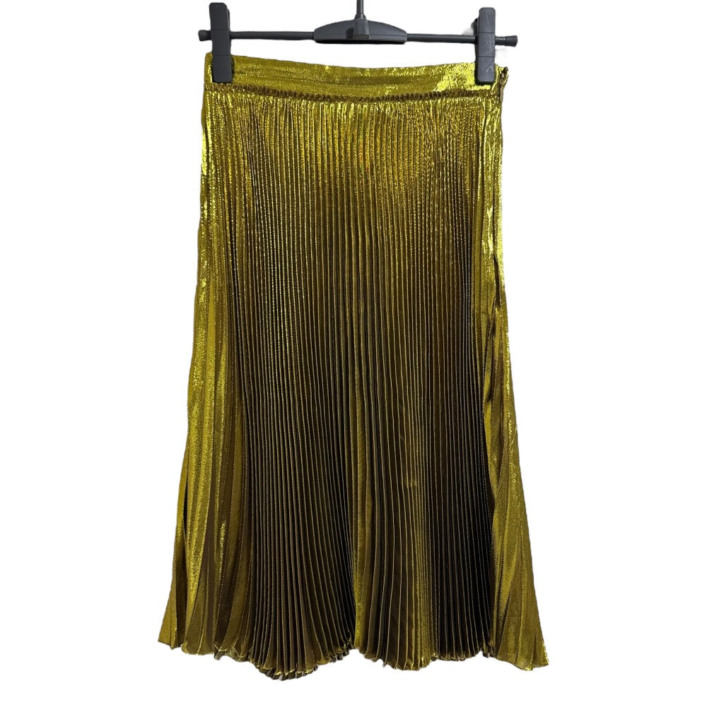 Gucci Silk Pleated Skirt