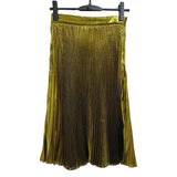 Gucci Silk Pleated Skirt
