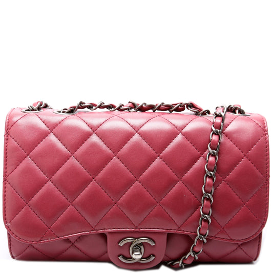Chanel Drawstring Shopping Lambskin Bag