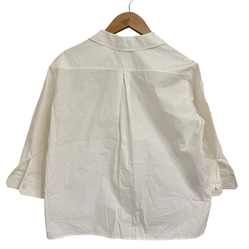 Gucci Embroidered Open Collar 3/4 Sleeve Shirt