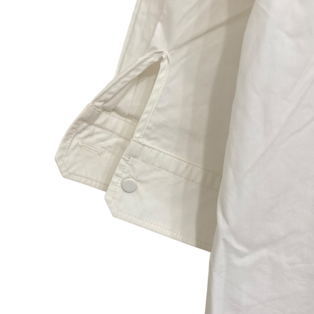 Gucci Embroidered Open Collar 3/4 Sleeve Shirt