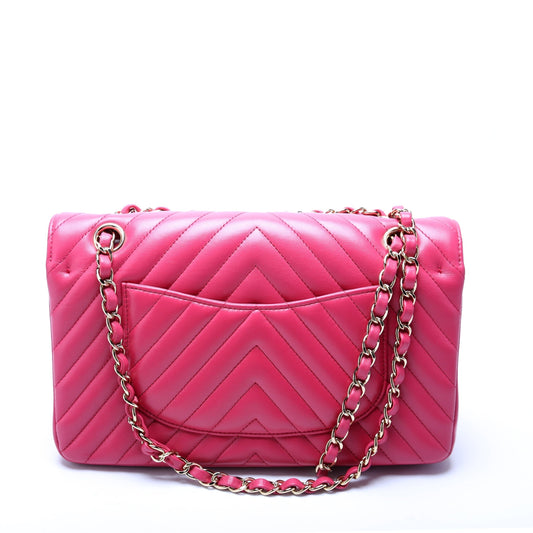 Chanel Classic Flap Medium Chevron Lambskin 29-32 Bag