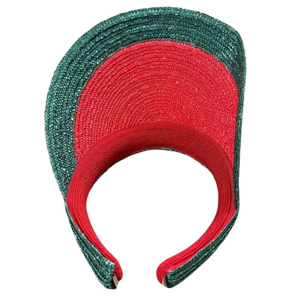 Gucci Raffia Sun Visor