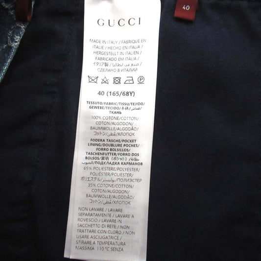 Gucci GG Denim Jacquard Mini Skirt