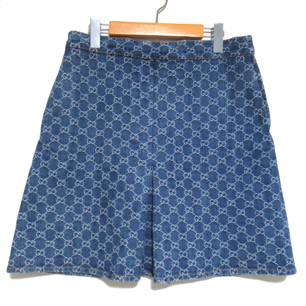Gucci GG Denim Jacquard Mini Skirt